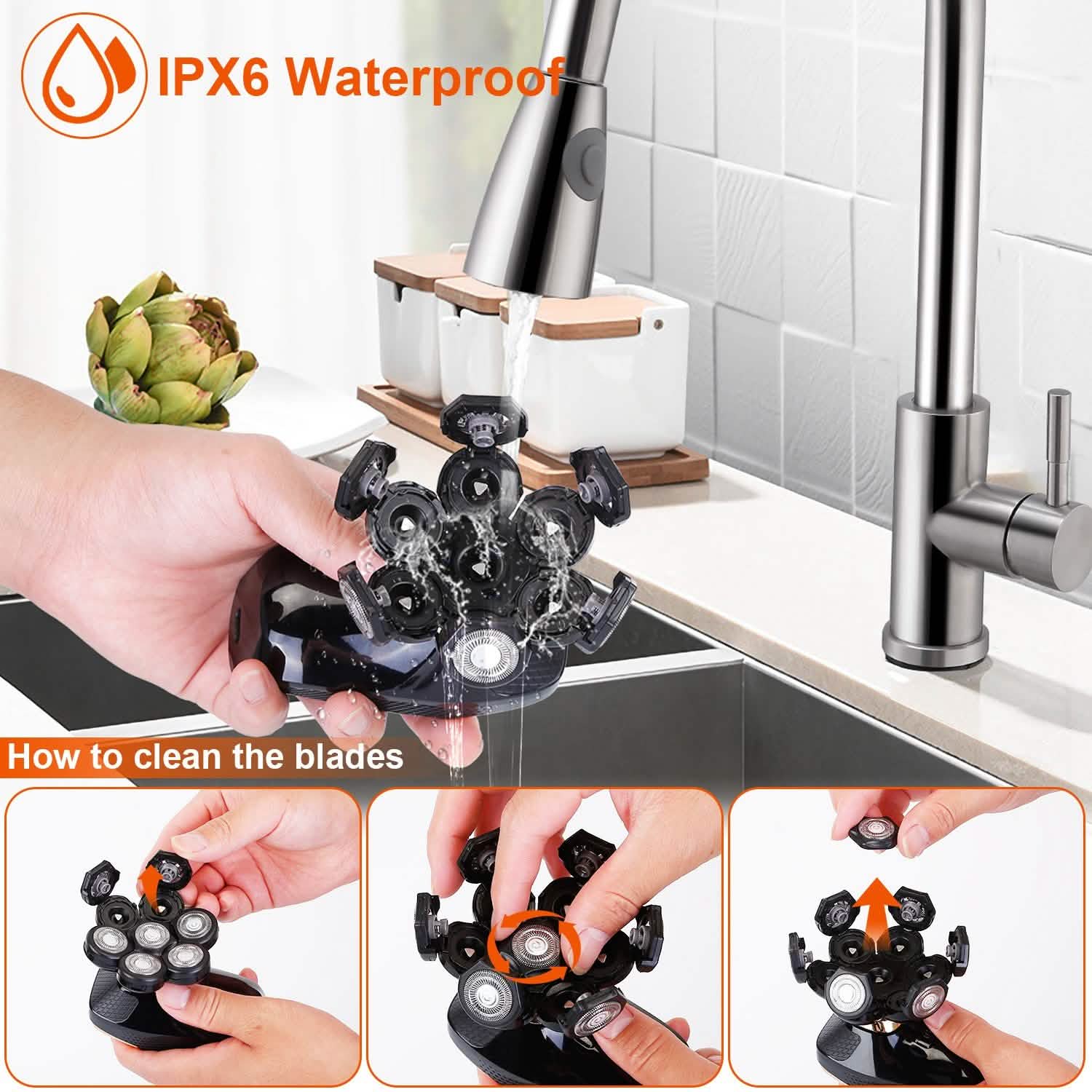 5-in-1 Rechargeable Cordless Trimmer Shaver Kit Men's Grooming - DailySale