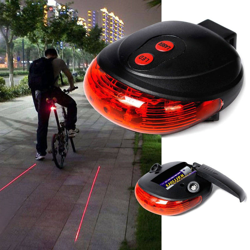 5 LED Rear Bike Safety Light Sports & Outdoors - DailySale