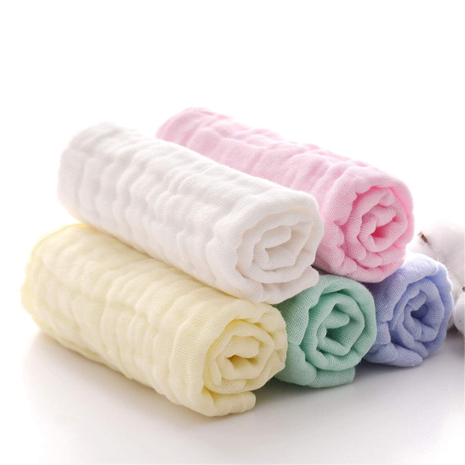 5-Pack: Baby Washcloths Baby - DailySale