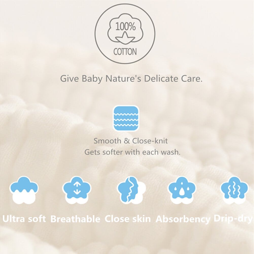 5-Pack: Baby Washcloths Baby - DailySale