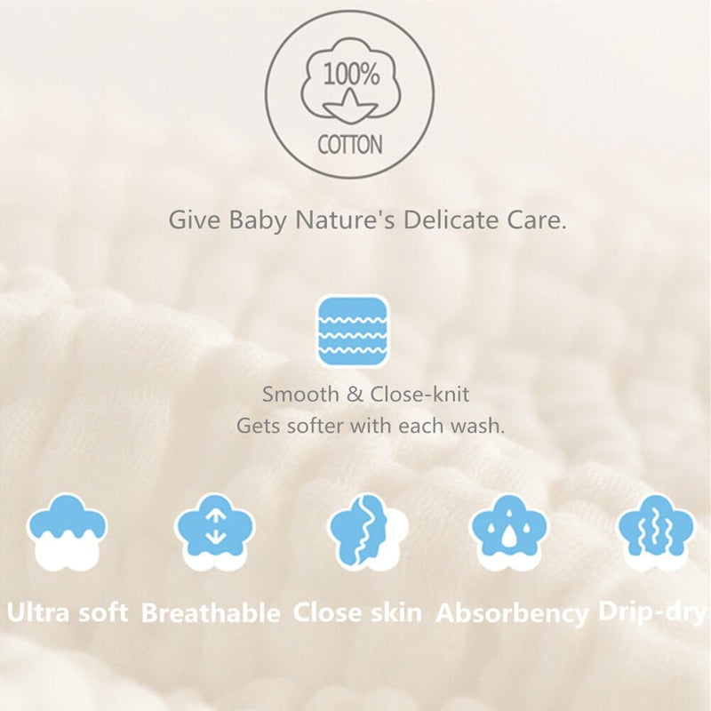 5-Pack: Baby Washcloths Baby - DailySale
