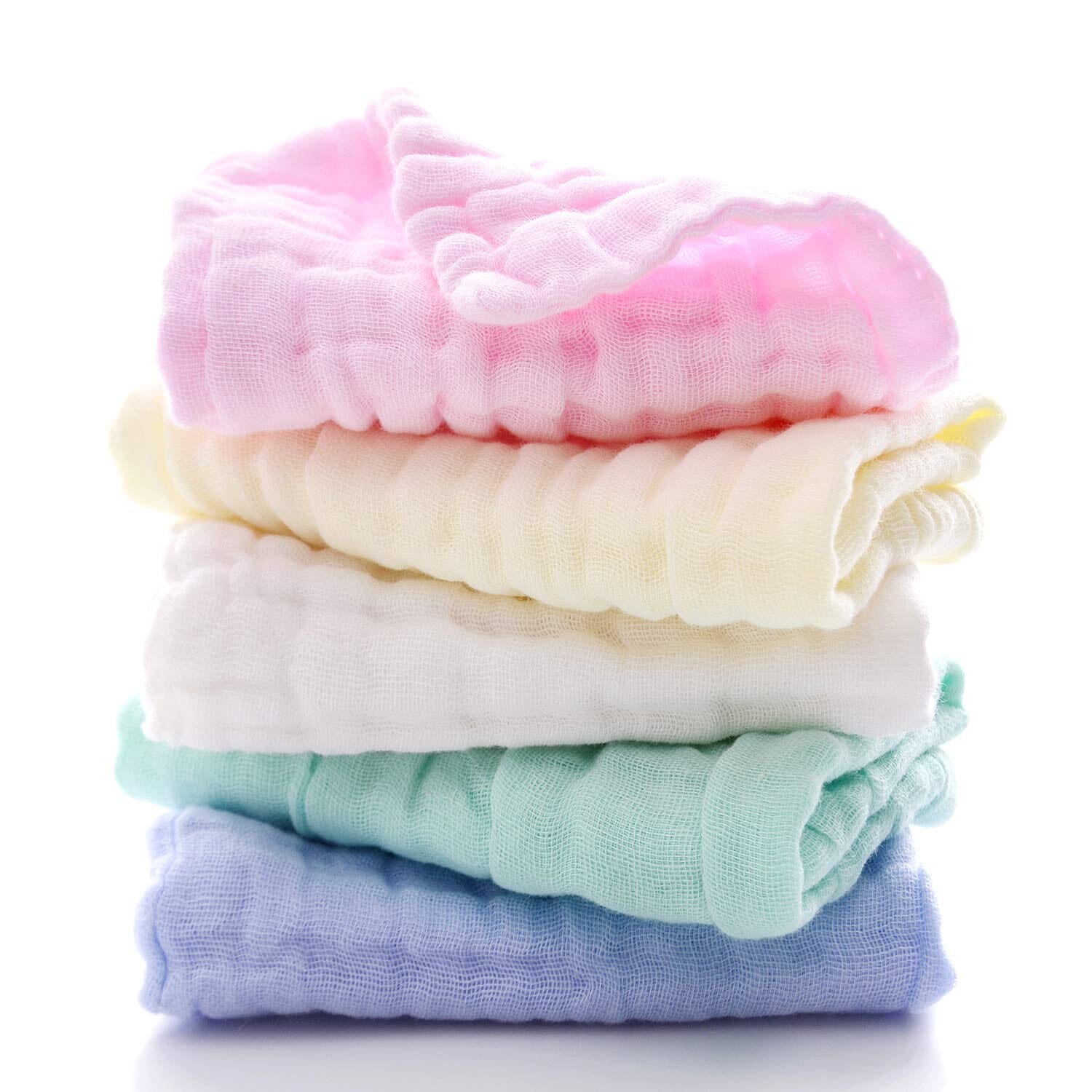 5-Pack: Baby Washcloths Baby - DailySale