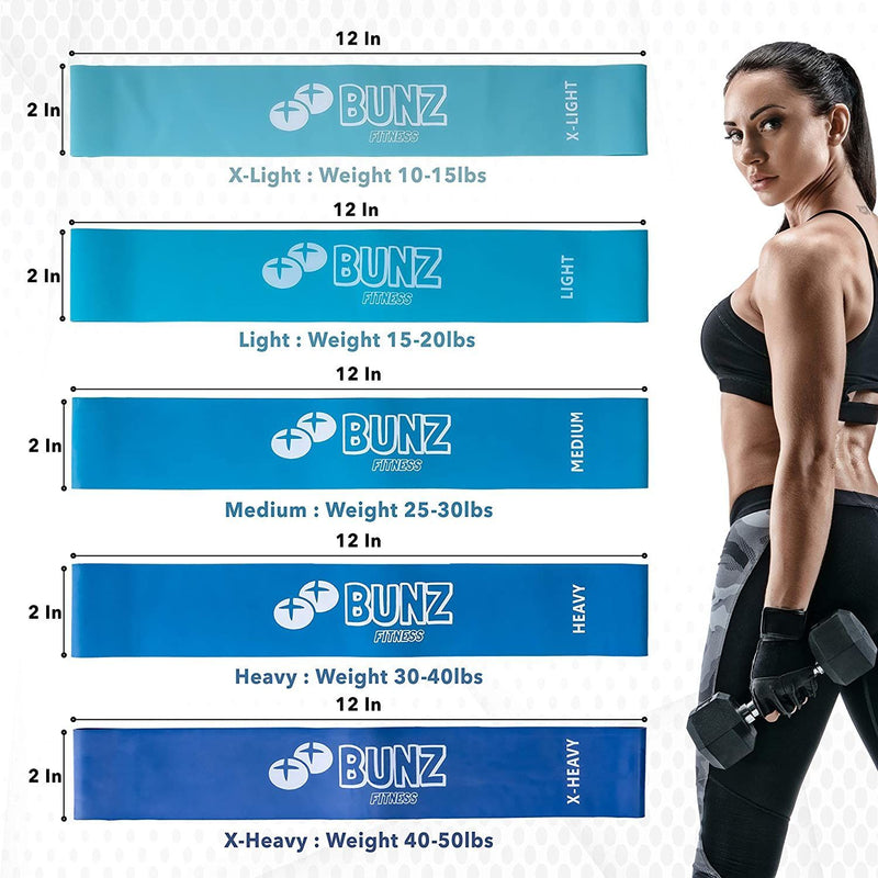 5-Pack: Bunz Fitness Booty Band Fitness - DailySale
