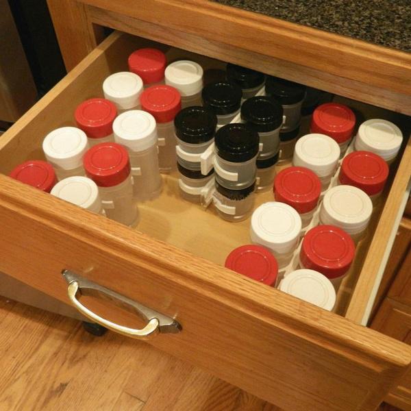 5-Pack: Cabinet Spice Wall Rack Storage Kitchen & Dining - DailySale
