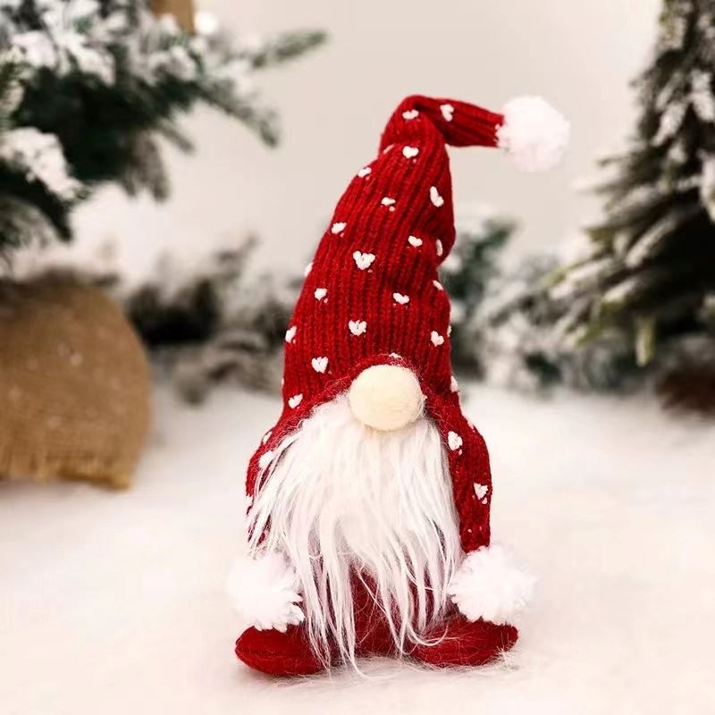 5-Pack: Christmas Gnome Plush Doll Holiday Decor & Apparel - DailySale