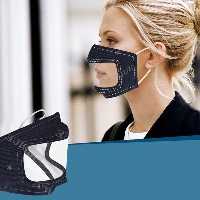 5-Pack: Custom Fashion Smile Communicator Face Mask Face Masks & PPE - DailySale