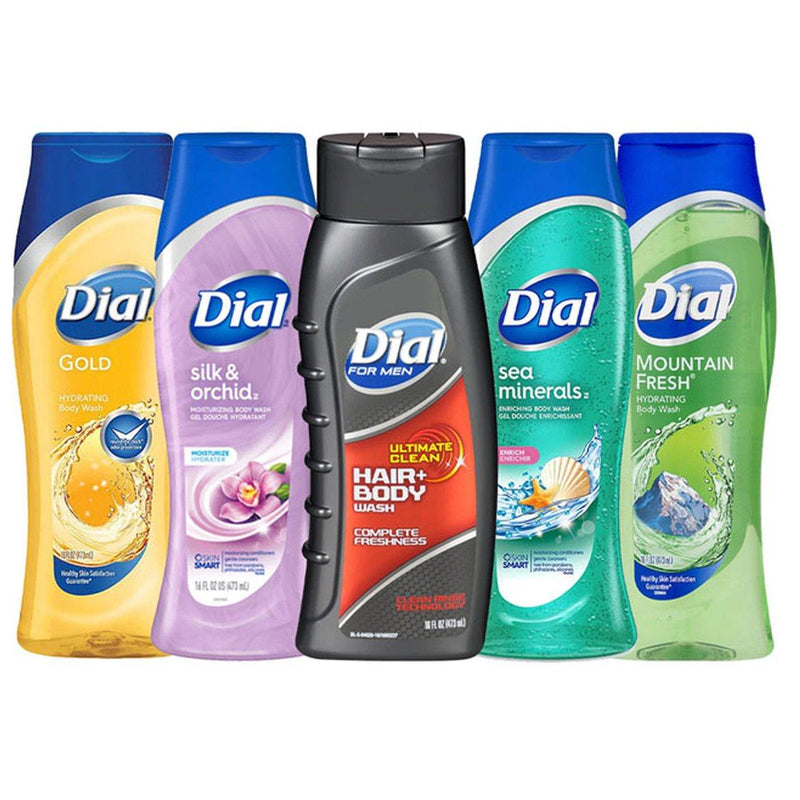 5-Pack: Dial 16 oz. Body Washes Beauty & Personal Care - DailySale