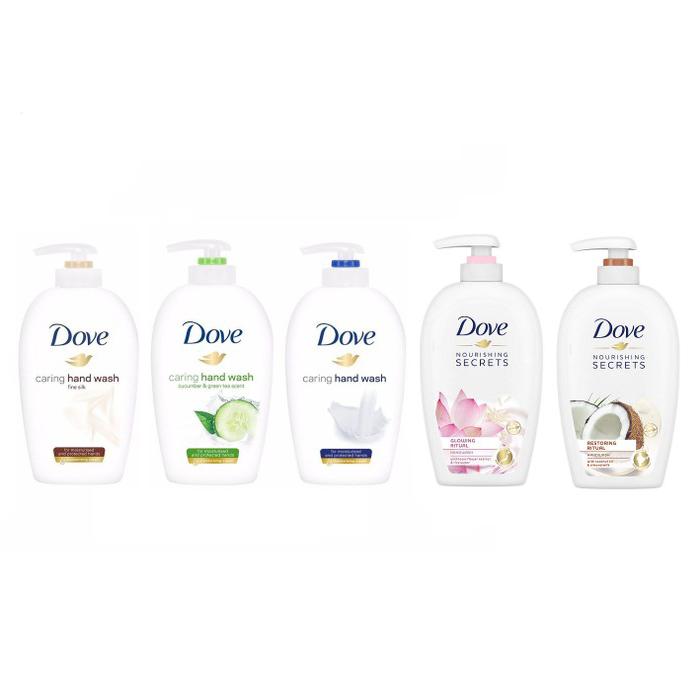 5-Pack: Dove Caring Hand Wash 250 ML Beauty & Personal Care - DailySale