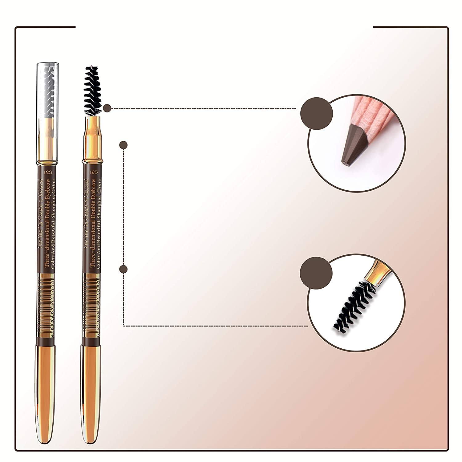 5-Pack: Eyebrow Pencil Longlasting Waterproof Durable Liner Beauty & Personal Care - DailySale