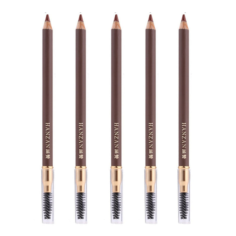 5-Pack: Eyebrow Pencil Longlasting Waterproof Durable Liner Beauty & Personal Care Light Brown - DailySale