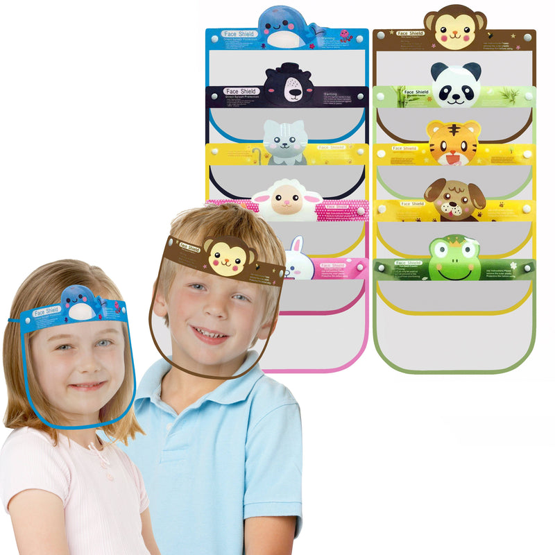5-Pack: Kids Face Shield Face Masks & PPE - DailySale