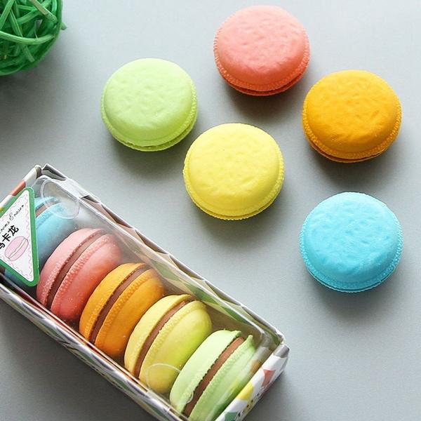 5-Pack: Macaron Erasers Art & Craft Supplies - DailySale