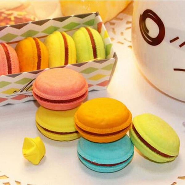 5-Pack: Macaron Erasers Art & Craft Supplies - DailySale