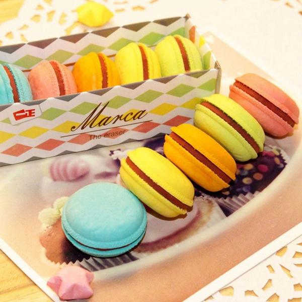 5-Pack: Macaron Erasers Art & Craft Supplies - DailySale