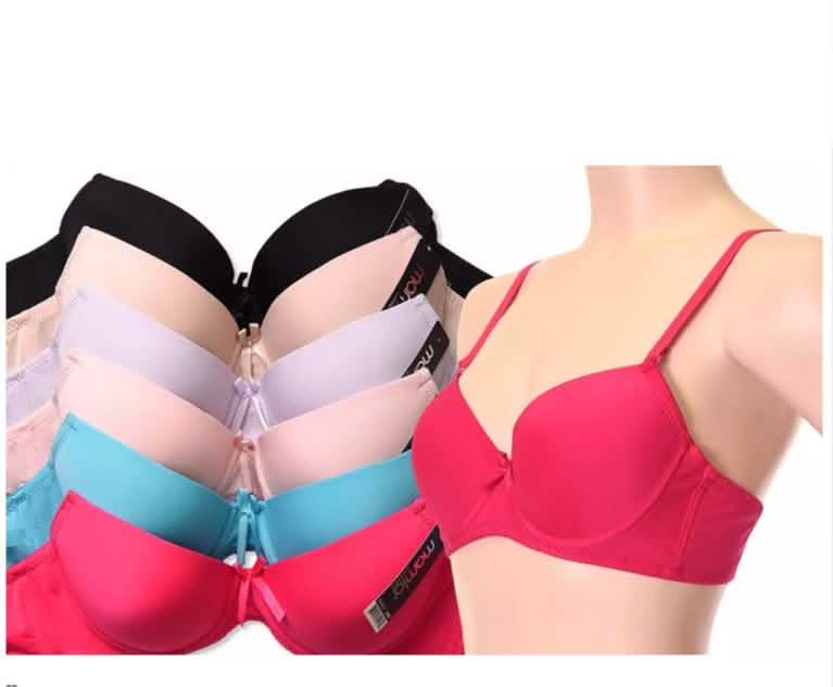 5-Pack: Mamia Women's Demi-Cup Multi-Way Bra - Size: 38C Women's Clothing - DailySale