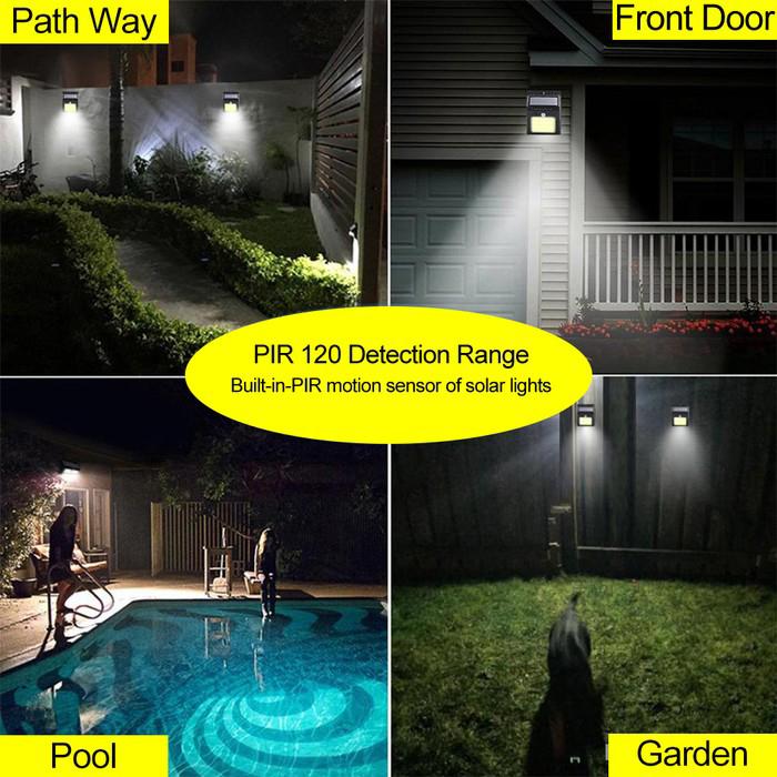 5-Pack: Outdoor 48 LED Solar Light With Wireless IP65 Waterproof Motion Sensor Garden & Patio - DailySale