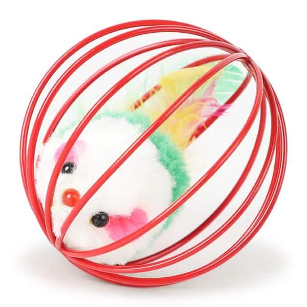 5-Pack: Pet Cat Kitten Playing Mouse Ball Cage Pet Supplies - DailySale