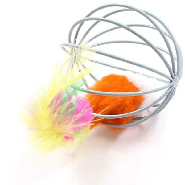 5-Pack: Pet Cat Kitten Playing Mouse Ball Cage Pet Supplies - DailySale
