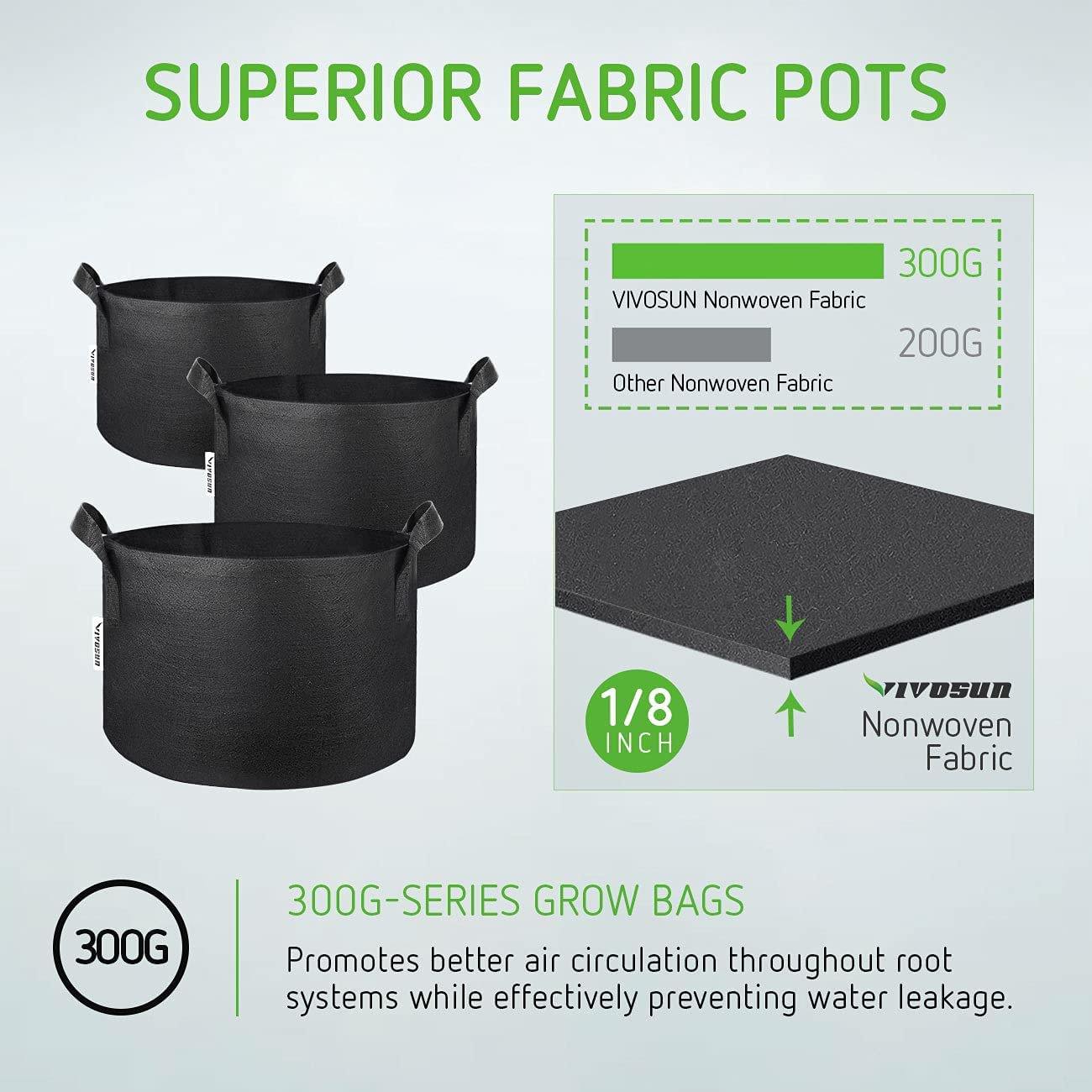 5-Pack: Plant Grow Bags Garden & Patio - DailySale