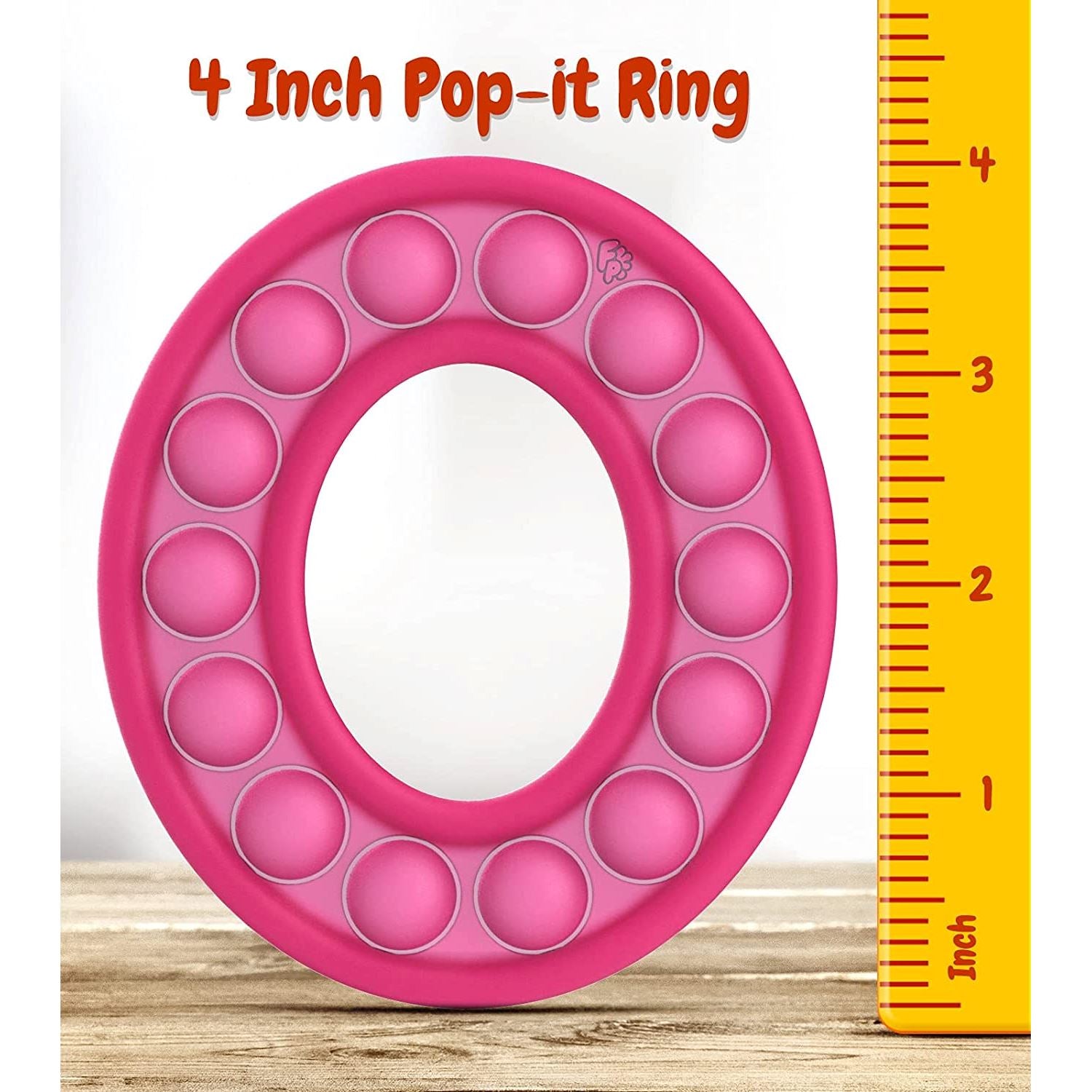 5-Pack: Pop It Fidget Toy Sensory Push Bubble Circle Pop Its Toys & Games - DailySale