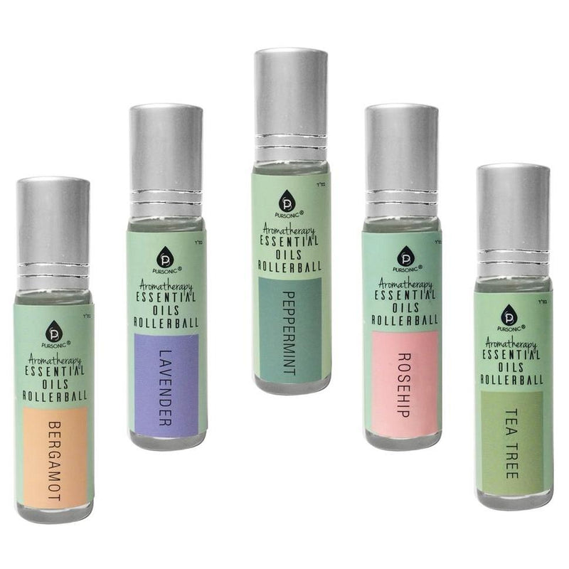 5-Pack: Pursonic Aromatherapy Essential Oils Rollerball Beauty & Personal Care - DailySale
