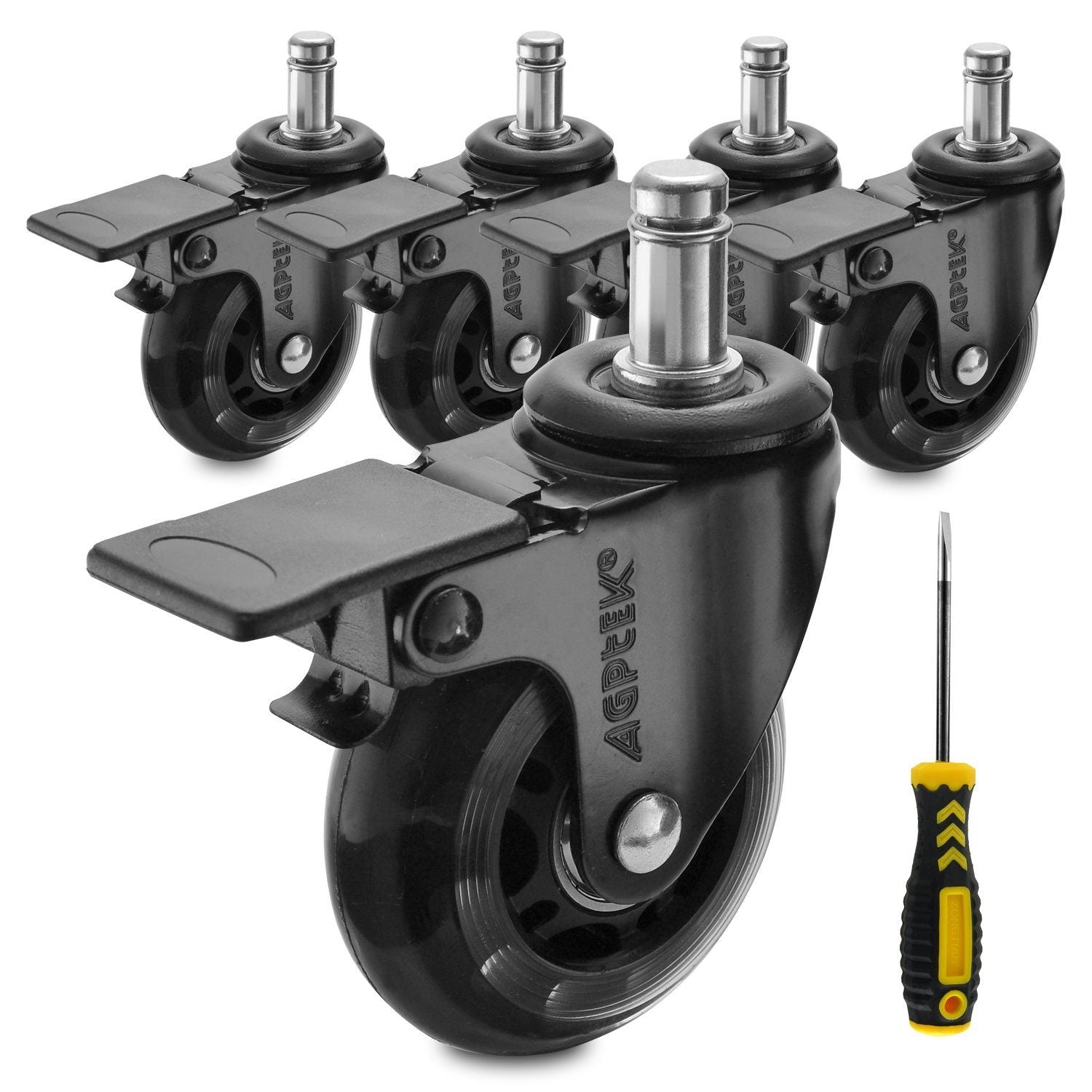 5-Pack: Replacement Office Chair Casters Everything Else - DailySale