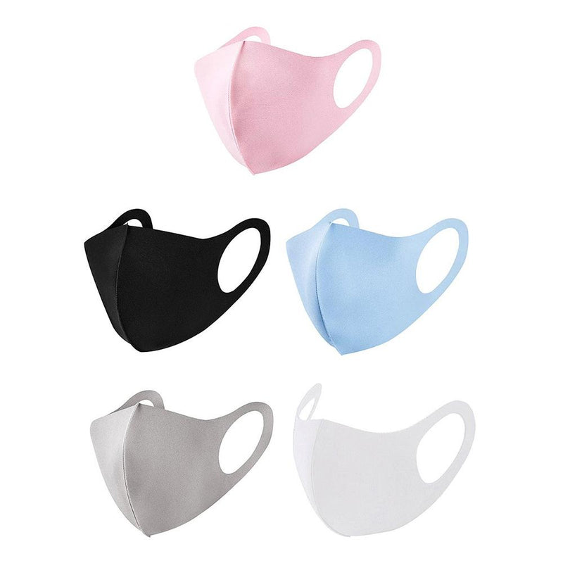 5-Pack: Reusable Fitted Face Mask Wellness & Fitness - DailySale