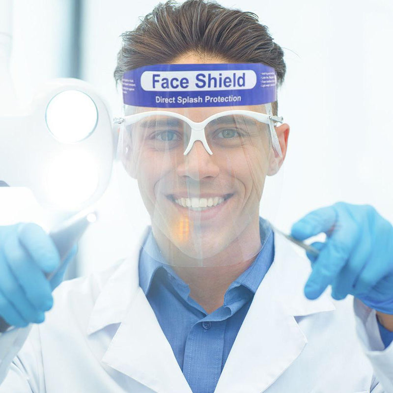 Mulit Color Plastic Face Shield Face Mask Reusable Safety Shield