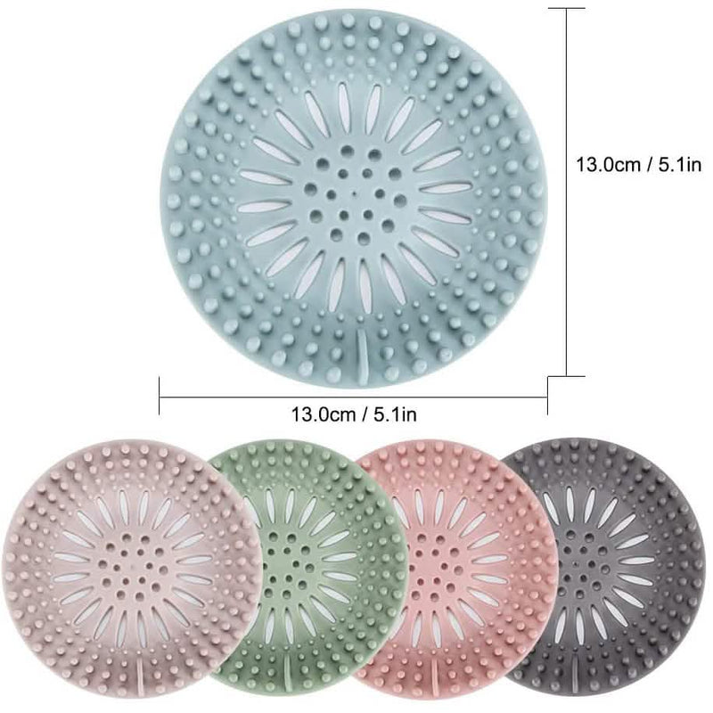 5-Pack: Silicone Hair Stopper Bath - DailySale