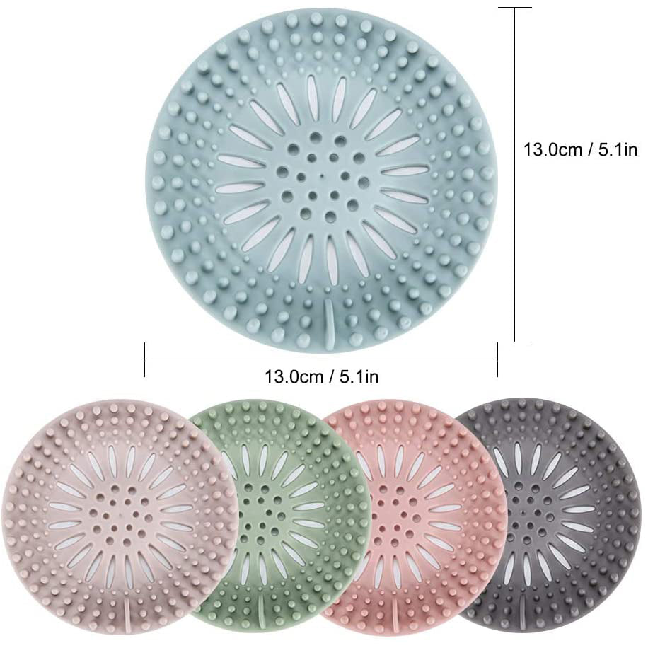 5-Pack: Silicone Hair Stopper Bath - DailySale