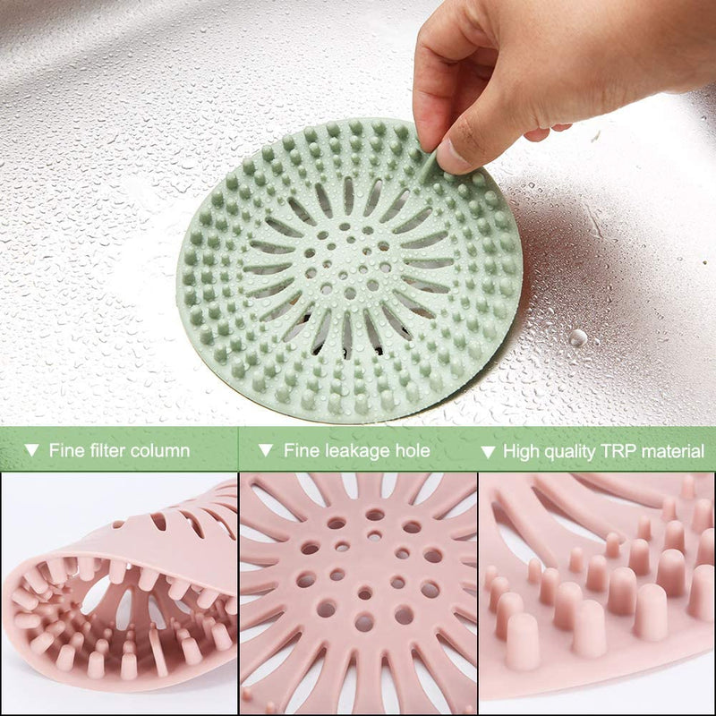 5-Pack: Silicone Hair Stopper Bath - DailySale