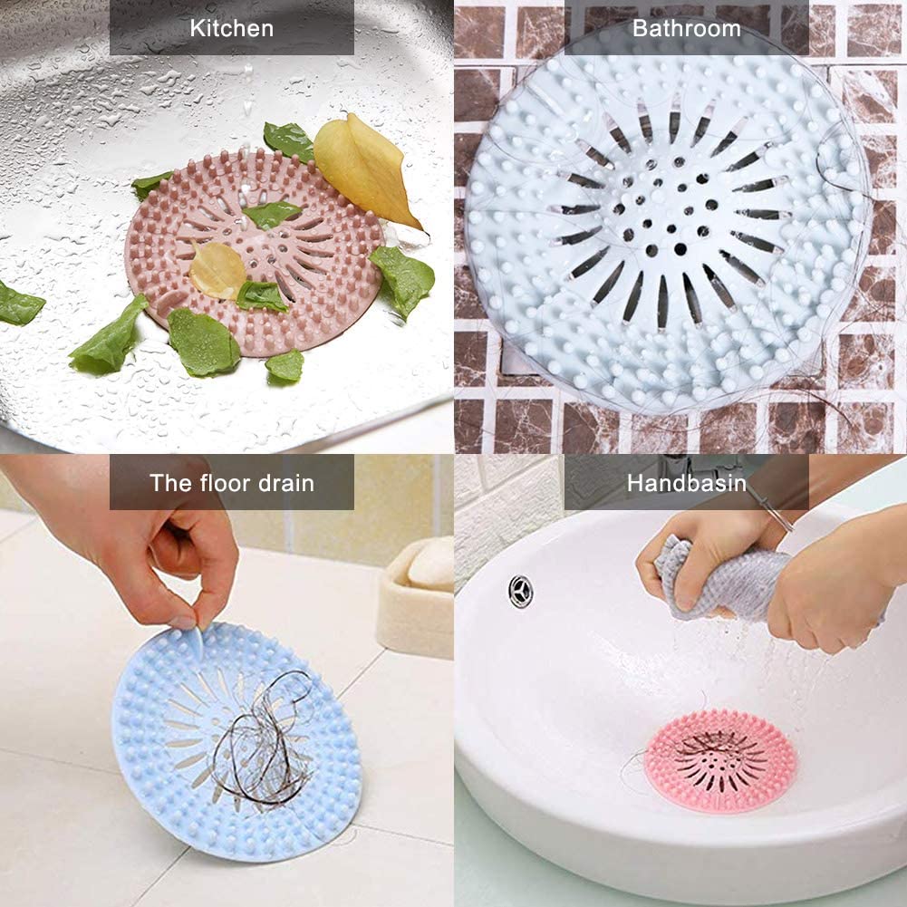 5-Pack: Silicone Hair Stopper Bath - DailySale