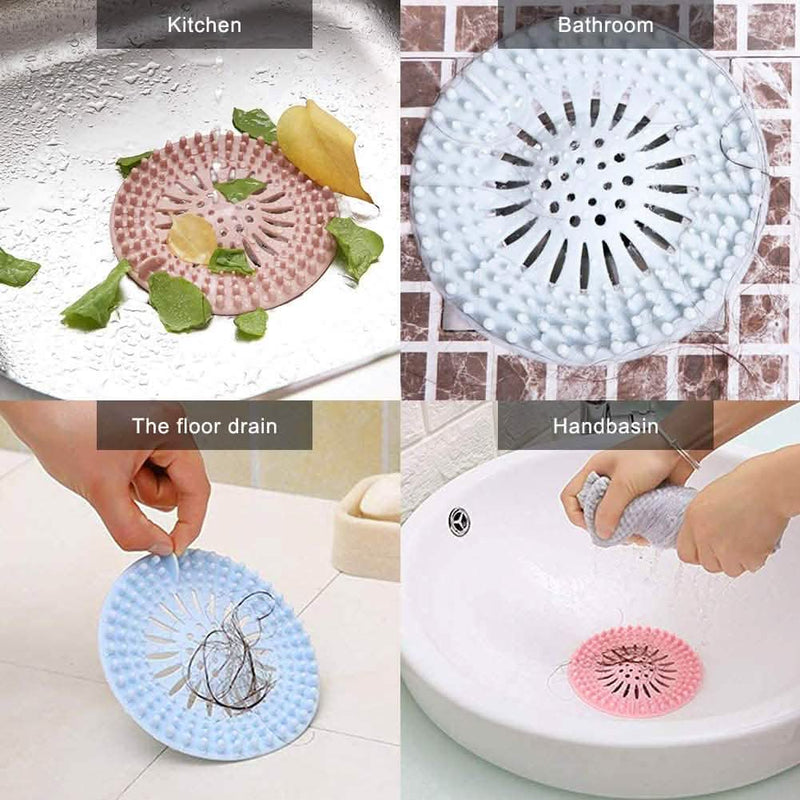 5-Pack: Silicone Hair Stopper Bath - DailySale