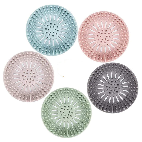 5-Pack: Silicone Hair Stopper Bath - DailySale