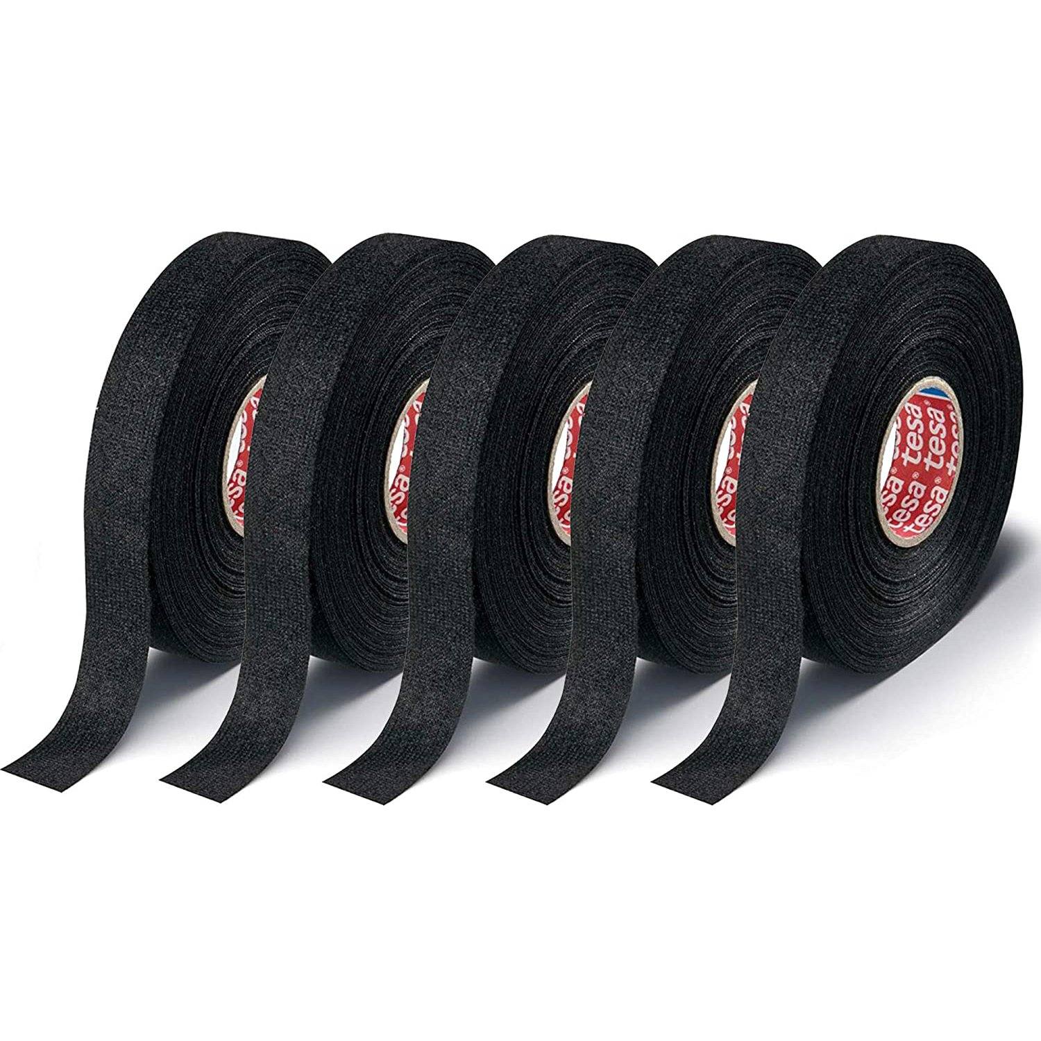 5-Pack: Tesa 51608 Adhesive Wiring Loom Cloth Tape Automotive - DailySale