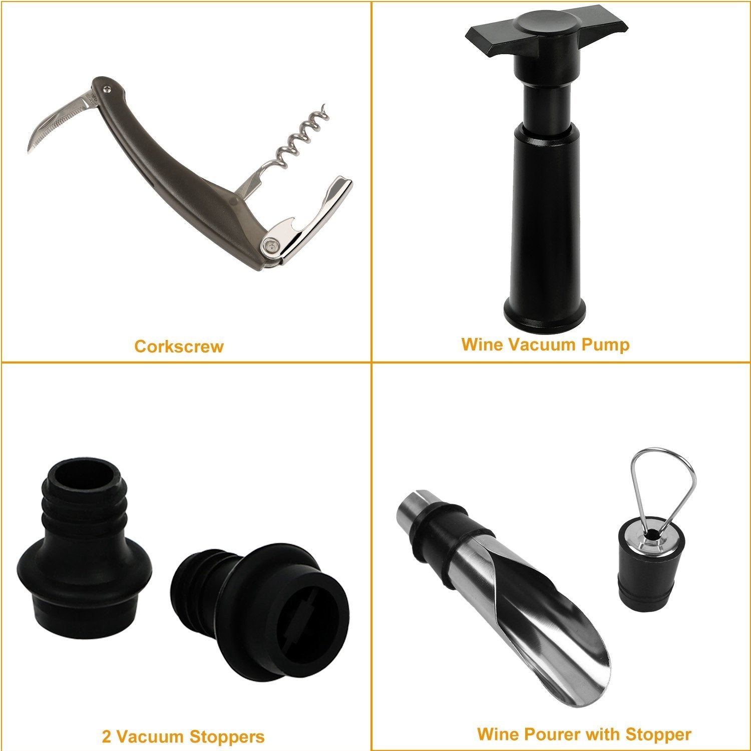 5-Pack: Wine Bottle Opener Set Kitchen & Dining - DailySale