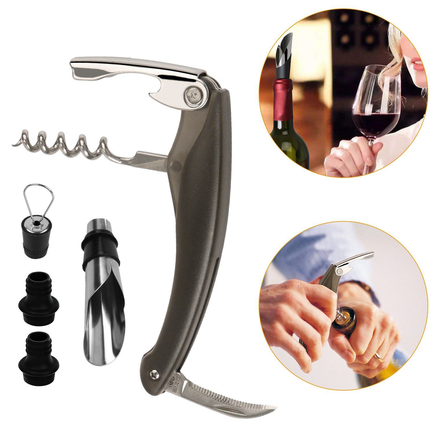 5-Pack: Wine Bottle Opener Set Kitchen & Dining - DailySale