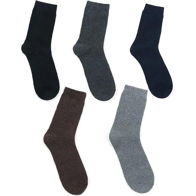 5-Pack: Winter Warm Socks Gift Warm Wool Socks Men's Shoes & Accessories - DailySale