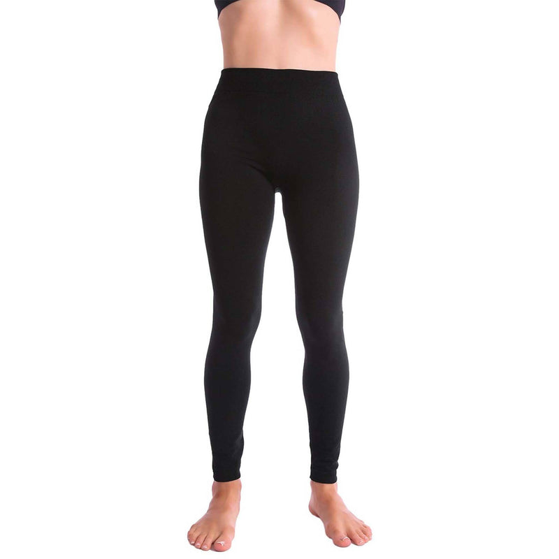Fleece Lined Leggings For Women High Waist,Elastic And  Slimming,Black,Skinny Slim Stretch Pants