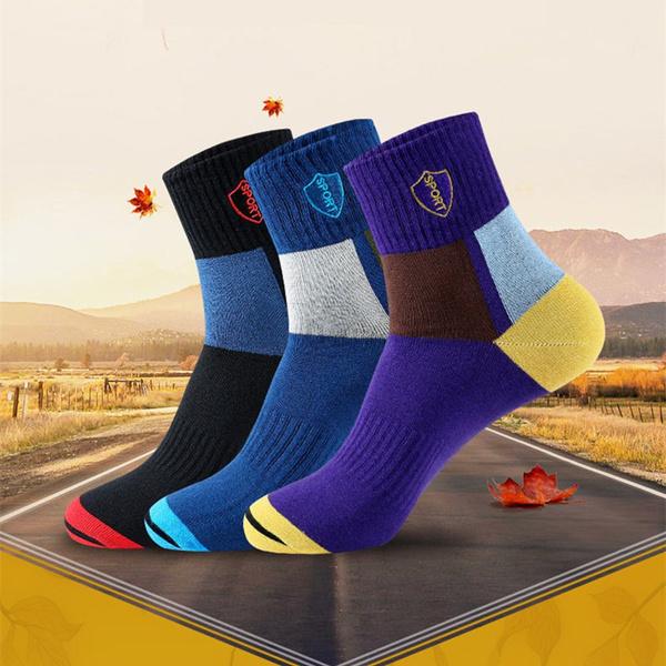 5-Pair: Men's Sports And Leisure Tube Socks Men's Shoes & Accessories Color Shield-5 Pairs - DailySale