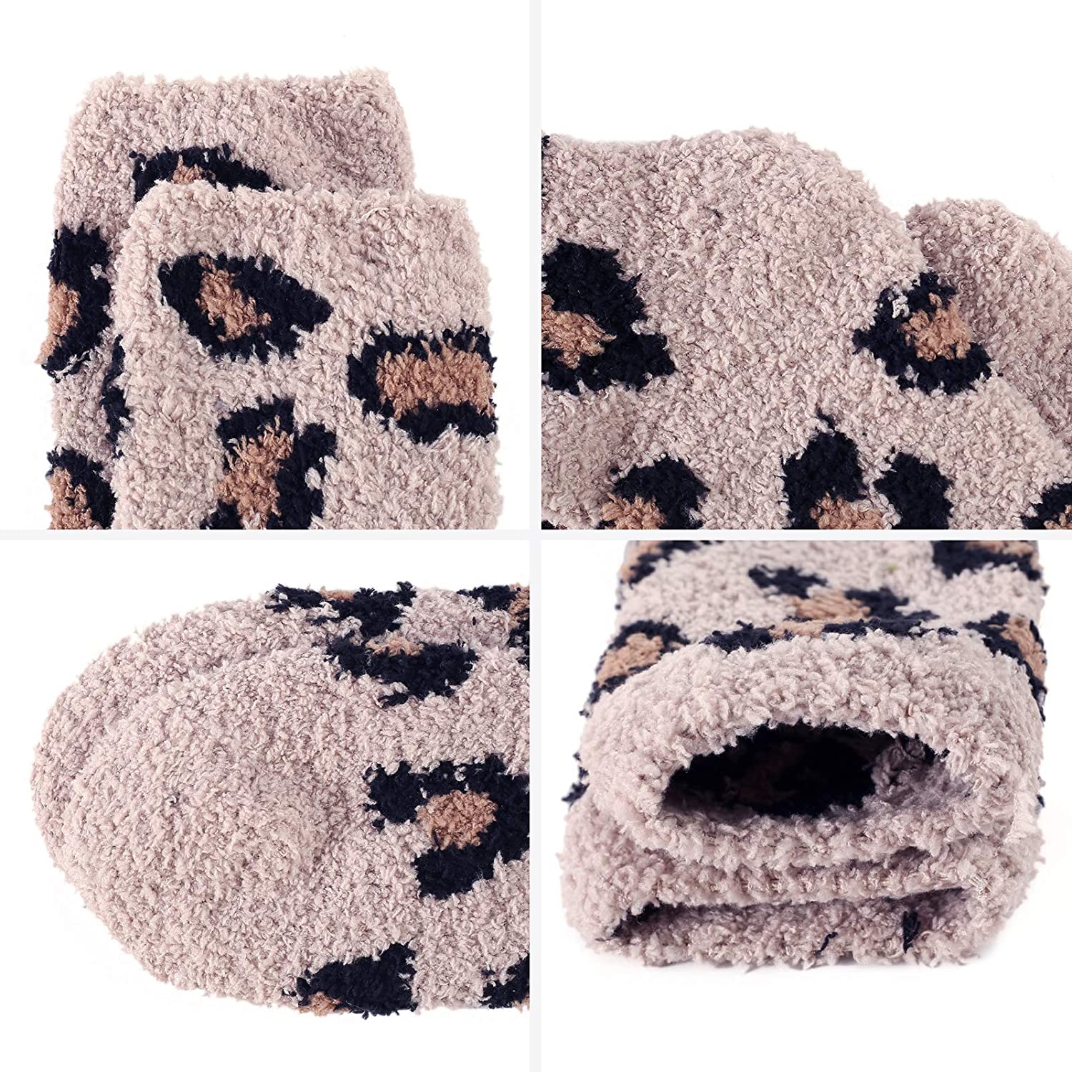 5-Pair: Womens Fuzzy Socks Winter Slipper Socks Women's Shoes & Accessories - DailySale