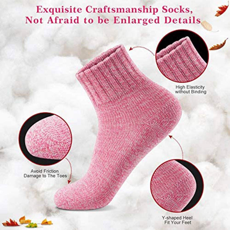 5-Pair: Women's Winter Socks Gift Box Free Size Thick Wool Soft Warm Casual Socks Women's Shoes & Accessories - DailySale