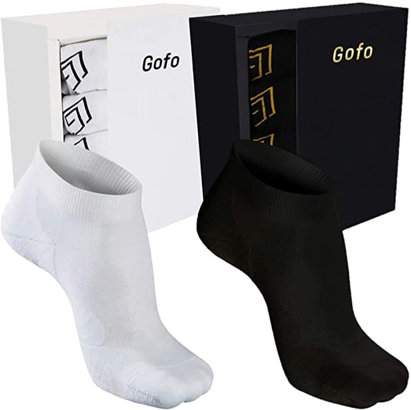 5-Pairs: No Show Bamboo Socks for Men Men's Shoes & Accessories Black - DailySale