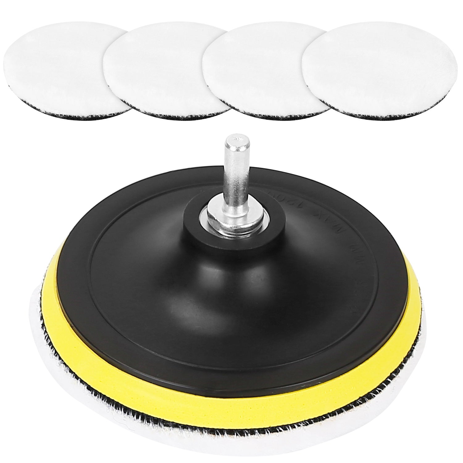 5-Piece: 6" Buffing Polishing Pads Automotive - DailySale