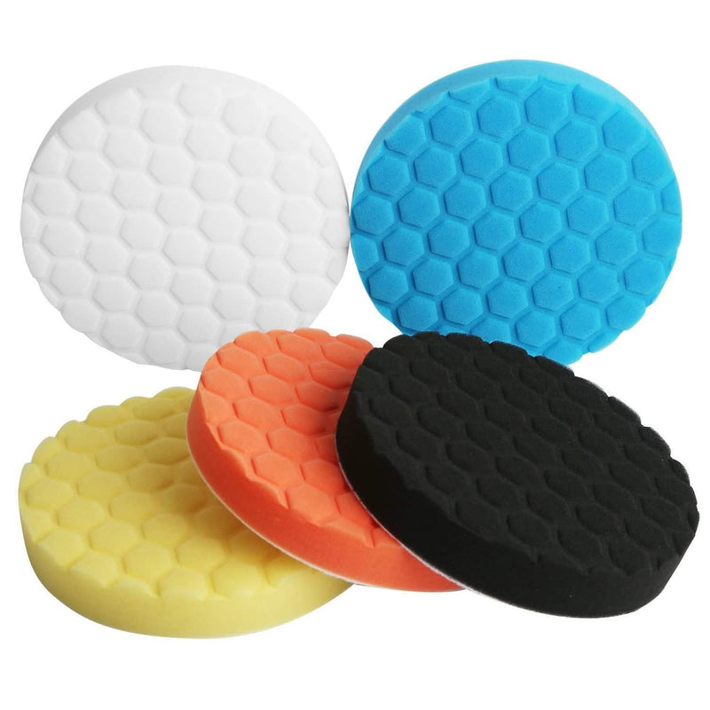 5-Piece: Car Polishing Sponge Pads Automotive 6" - DailySale