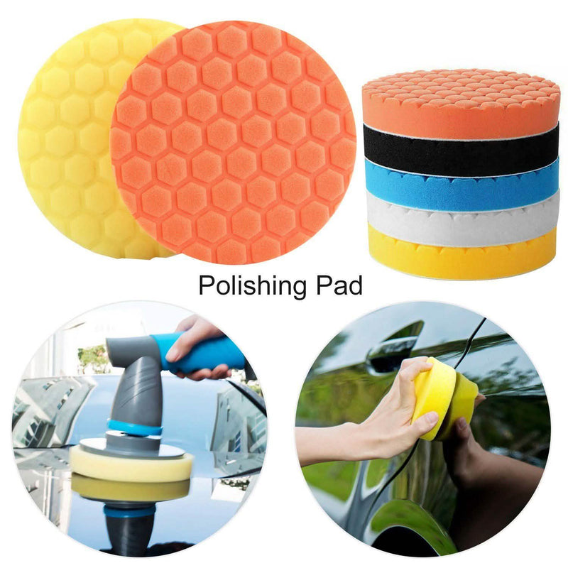 5-Piece: Car Polishing Sponge Pads Automotive - DailySale