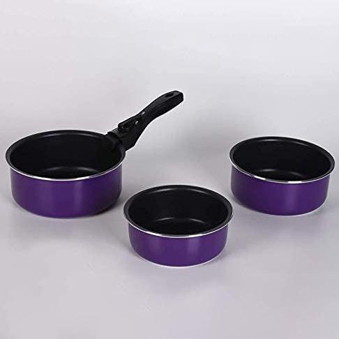 15 Piece Purple Cookware Set