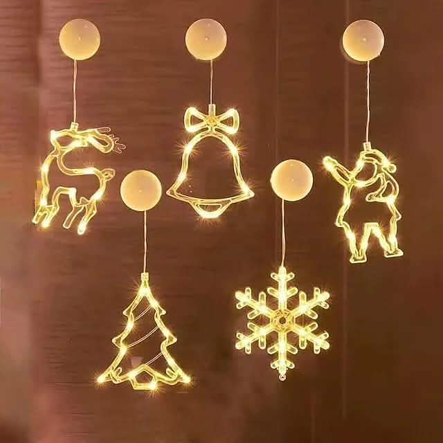 5-Piece: Christmas LED String Light Holiday Decor & Apparel - DailySale