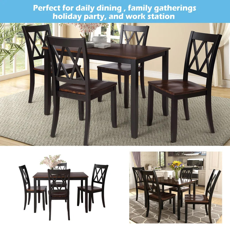 5-Piece: Dining Table Set Furniture & Decor - DailySale