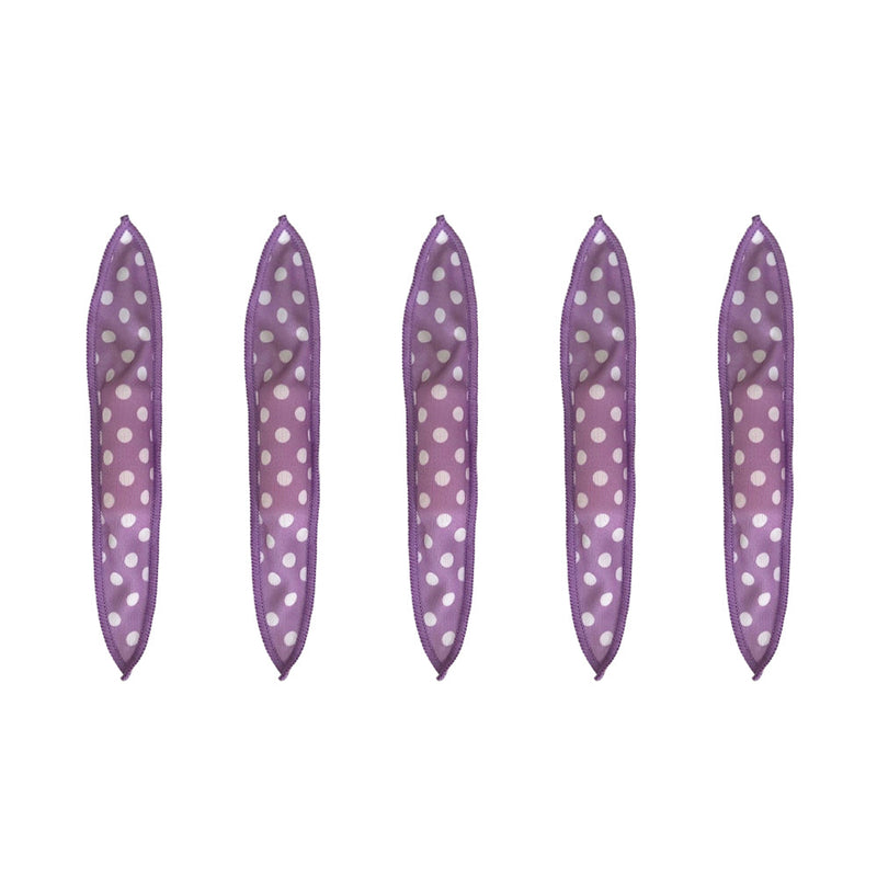 5-Piece: Hair Twist Curler Set Beauty & Personal Care Purple - DailySale